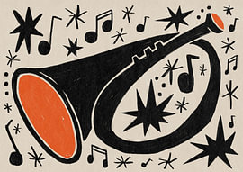 Retro-Jazz-Trompete von Sophia Holgate