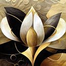 Lotusblume Gold von Jacky Miniaturansicht