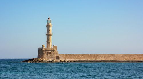 Lighthouse in Chania, Crete (Greece)