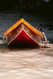 Thailand khao lak travel photography colorful fishing boat by Lindy Schenk-Smit
