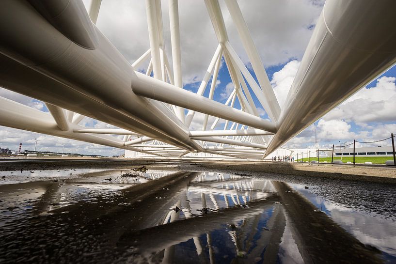 Maeslantkering from below by Kayo de Visser