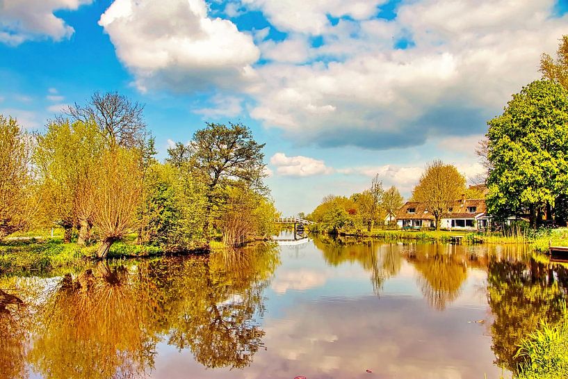 Rivier Gein in de Lente von Eduard Lamping
