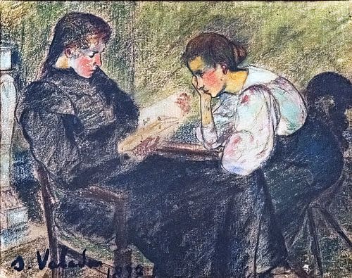 Suzanne Valadon, twee zittende vrouwen, 1897