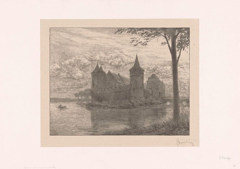 Simon Moulin, Muiderslot, 1905 by Atelier Liesjes