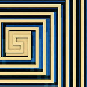 3d-Rendering eines Quadrats