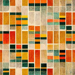 Art Deco-Muster mit Erdfarben #XI