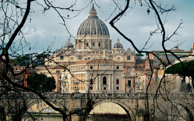 Kunst Architektur Blick auf Sankt Peter Rom Italien von Martijn Jebbink Photography
