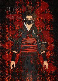 ghost of samurai art sur cotto art