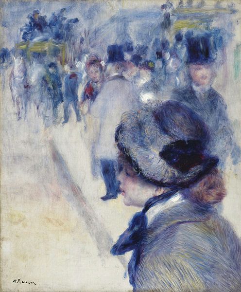 La Place Clichy, Pierre-Auguste Renoir by Masterful Masters