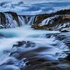 Bruarfoss waterval van Arnaud Bertrande