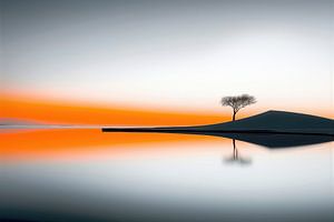 Uferlinie im Morgenlicht