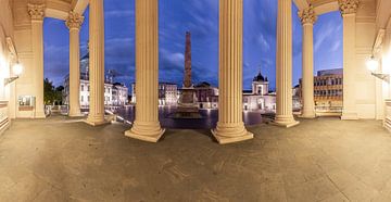 Potsdam Alter Markt - Panorama à l'heure bleue