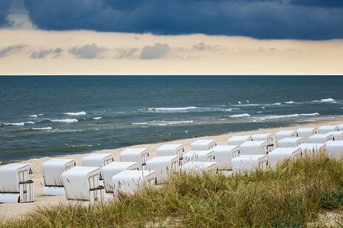 Strandkörbe in Zinnowitz auf der Insel Usedom