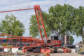 Rupskraan Terex Demag CC 2800-1 van Adrigem.