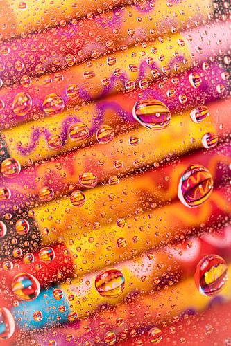 Reflectie in waterdruppels