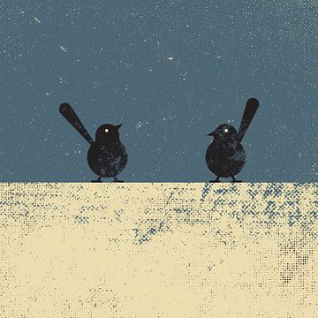 Vogels van Vision Grasp Art