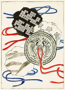 Oriental pendant illustration