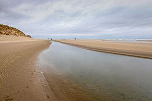 Strand in der Nähe des Naturparks De Slufter auf Texel