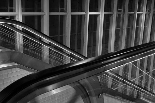 Roltrap Station Blijdorp Rotterdam