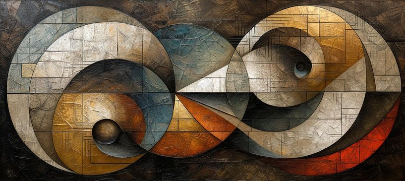 Moderne Geometrie van Kunst Kriebels
