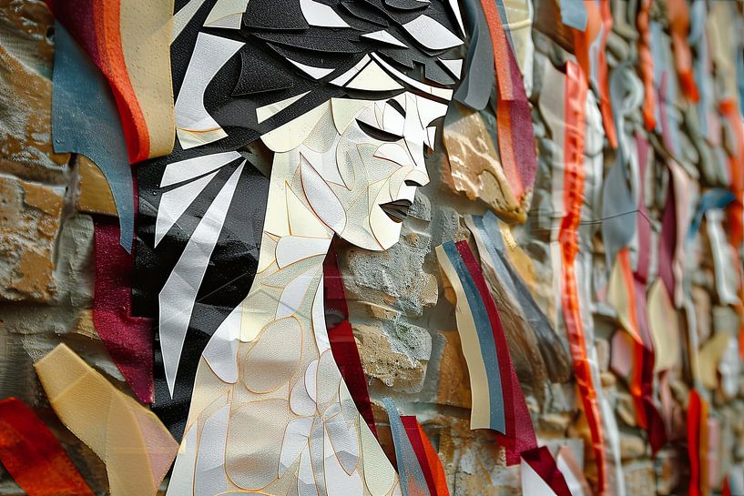 woman abstract portrait by Egon Zitter