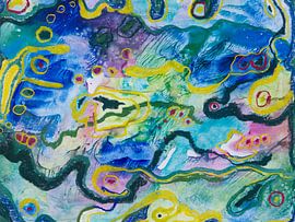 'Joy like a Blue River' - reclining by Annemarie Gorter