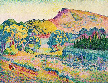Henri-Edmond Cross - Landscape with Cap Nègre (1906) by Peter Balan