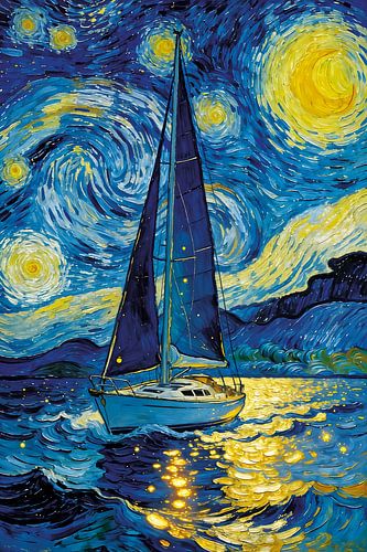 Sailor Moon van Gogh-Stil