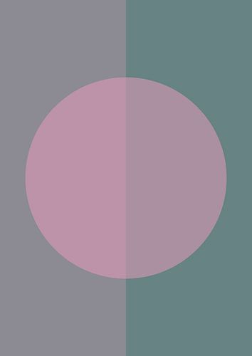 Minimaliste rose et vert