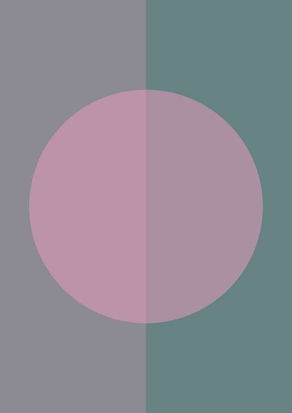 Minimalist pink and green by Studio Allee
