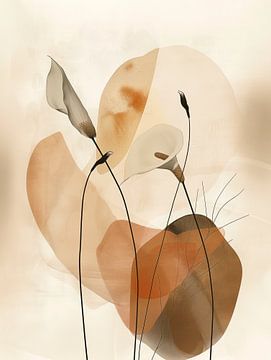 Arum calyces in Abstraction by Preet Lambon