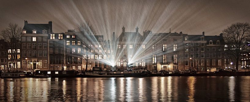 Amsterdam Light Festival van Annemiek van Eeden