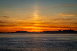 Sonnenuntergang auf der Isle of Skye, Schottland