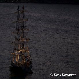 Grote Baai Philipsburg by Koos Koosman