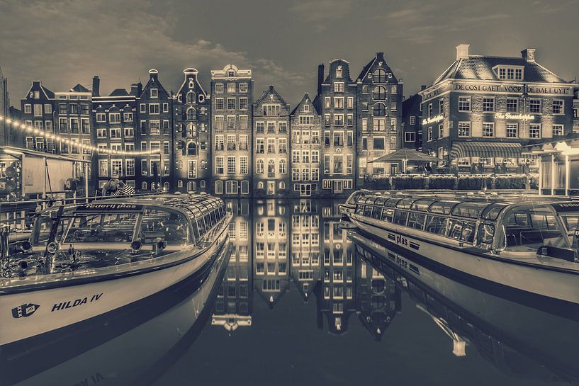 Damrak Amsterdam Jahrgang von Claudia De Vries