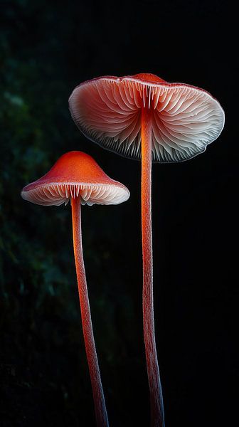 Des champignons lumineux dans l'obscurité par Jonas Weinitschke