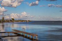 Bathing jetty with beautiful view of the Markermeer
