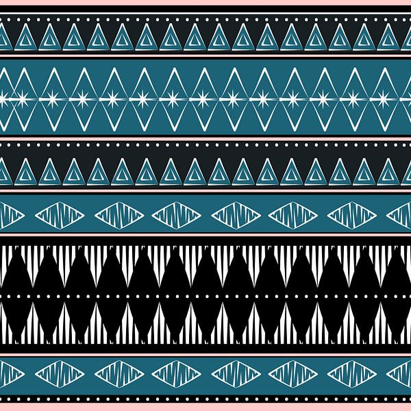 Navajo-Muster Azteke Abstrakt 9 von Moonheart Artworks