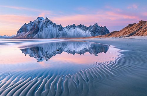 Golden light on New Zealand's coast