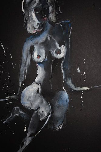 Akt 4 (von 4), blau schwarz von ArtBoxi