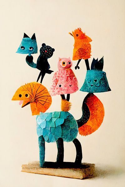 Bremen Town Musicians by Treechild