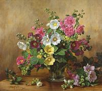 Hollyhocks Ende September