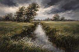 Dutch agricultural landscape