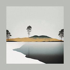 Paysage tranquille numéro cinq