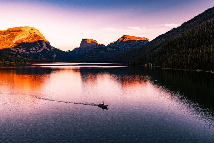 Lonely Boat by Walljar