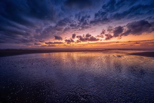 Kleurrijke zonsondergang