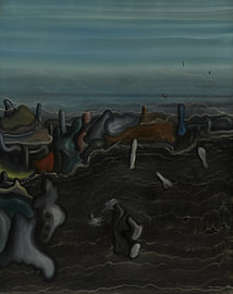 Yves Tanguy - De donkere tuin, 1928