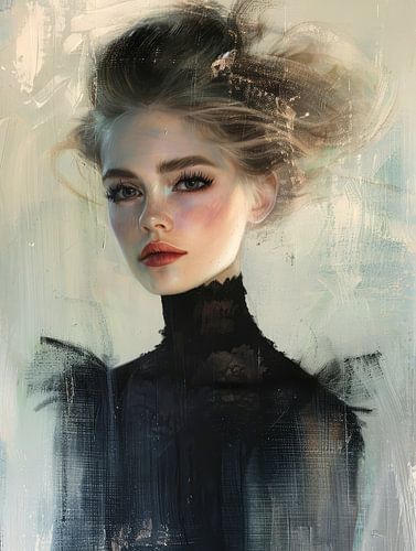 Klassiek portret met een moderne twist