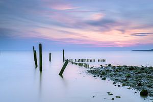 Hafen von Sil auf Texel in der Morgendämmerung