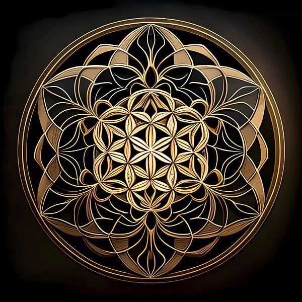 Heavenly mandala by Vythryd Arts